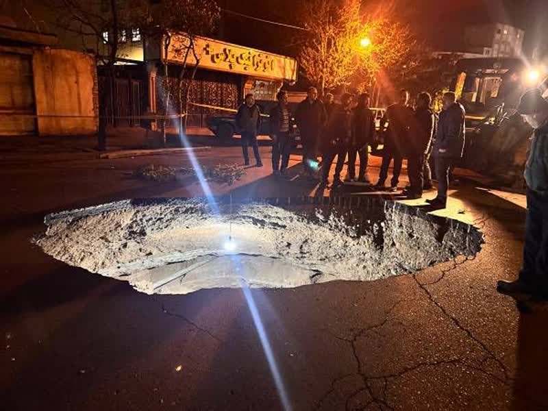 پایان عملیات شبانه مهار ترکیدگی لوله در خیابان اره‌گر تبریز؛ بازگشت سریع پایداری شبکه آب
