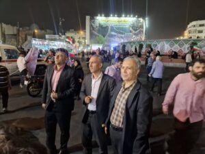 حضور شبانه مدیرعامل آبفای آذربایجان شرقی در میدان انقلاب تهران؛ تجلی همدلی و وفاداری به آرمان‌های نظام