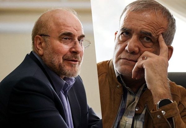 کیهان: پزشکیان و قالیباف به دشمن پالس ضعف و انفعال مخابره می کنند